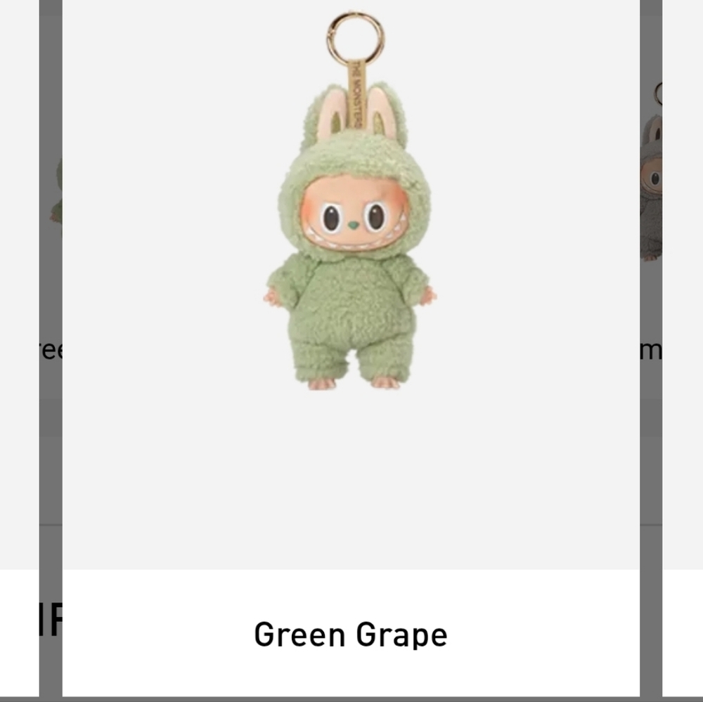 Labubu-Exciting Macaron-Green Grape